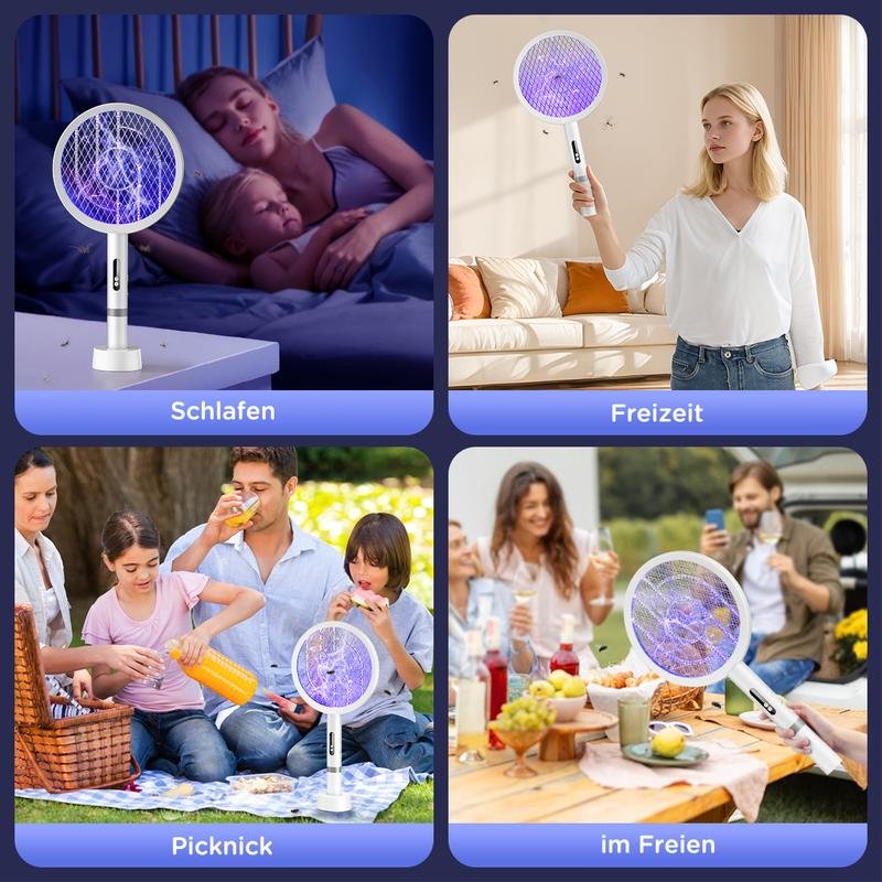Intelligenter 2-in-1 Mückenvernichter (4000V Power-Zap | Automatische UV-Insektenfalle) - Imagen 6