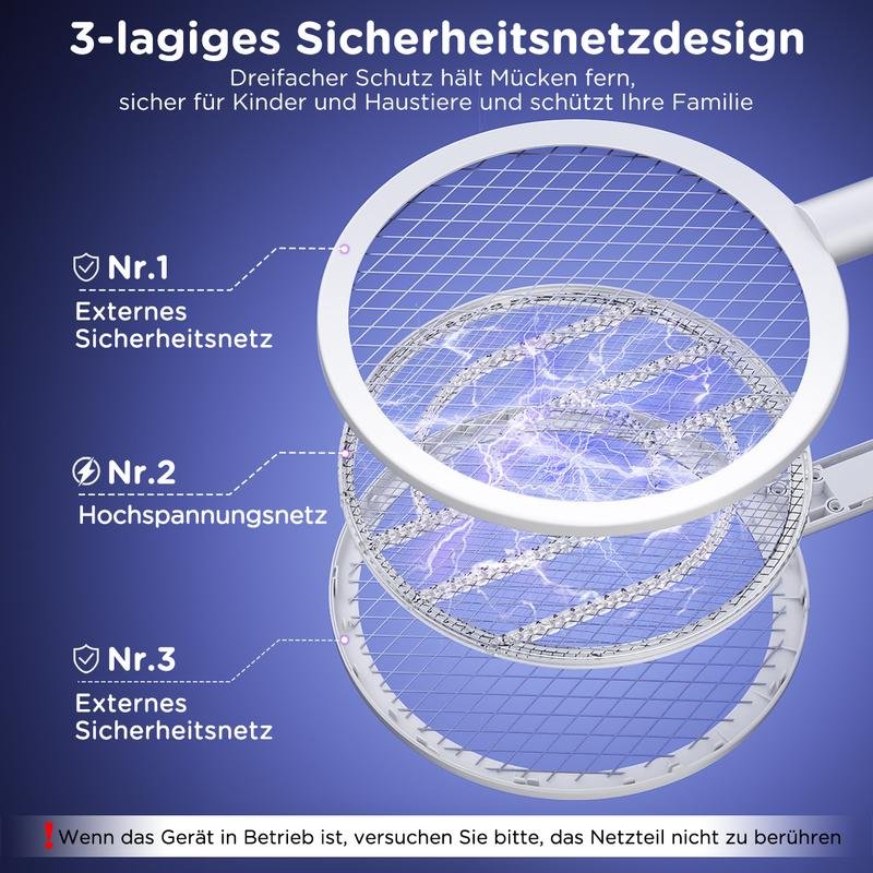Intelligenter 2-in-1 Mückenvernichter (4000V Power-Zap | Automatische UV-Insektenfalle) - Imagen 2