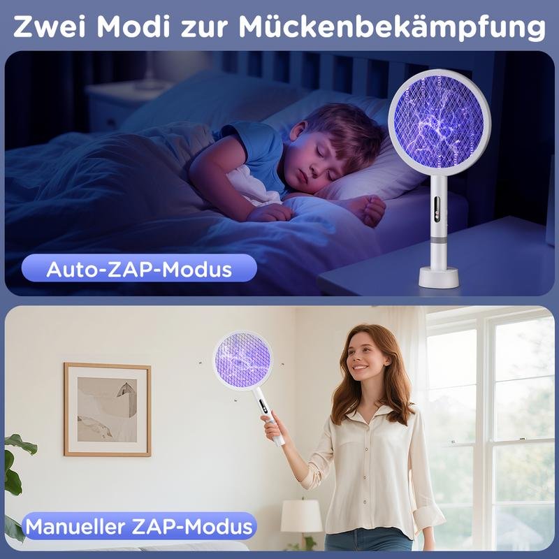 Intelligenter 2-in-1 Mückenvernichter (4000V Power-Zap | Automatische UV-Insektenfalle) - Imagen 4