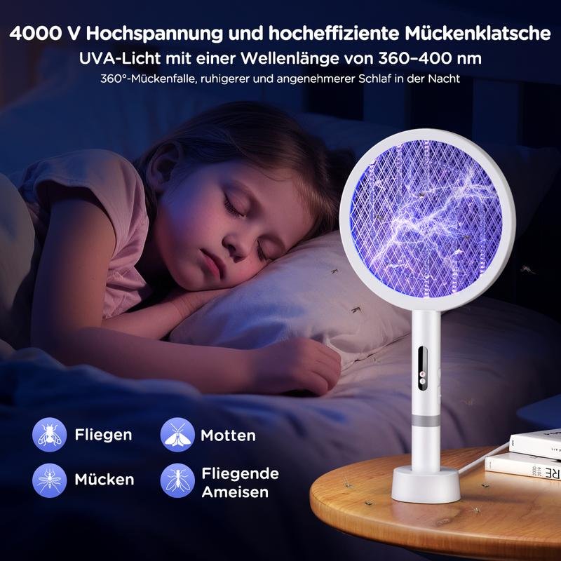 Intelligenter 2-in-1 Mückenvernichter (4000V Power-Zap | Automatische UV-Insektenfalle) - Imagen 5
